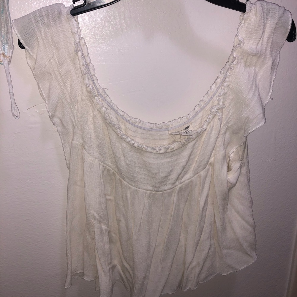 pacsun off the shoulder top